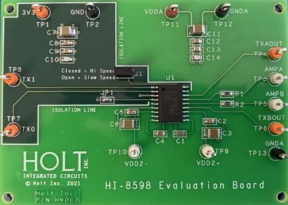 Picture of ADK-8598: HI-8598 ARINC 429 Galvanically Isolated Differential Line Driver