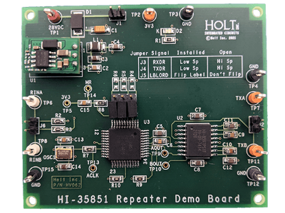 Picture of ADK-35851 Evaluation Board: HI-35851 ARINC 429 Repeater